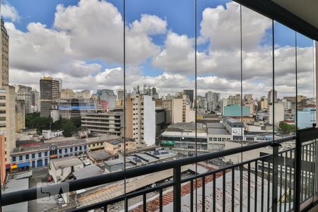Varanda de kitnet/studio para alugar com 1 quarto, 25m² em Centro, São Paulo