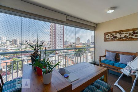 Sacada da Sala de apartamento à venda com 2 quartos, 82m² em Vila Gumercindo, São Paulo