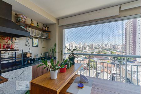 Sacada da Sala de apartamento à venda com 2 quartos, 82m² em Vila Gumercindo, São Paulo