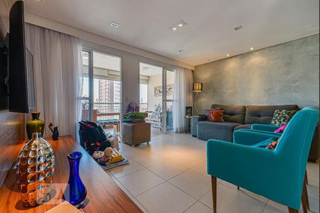 Sala de apartamento à venda com 2 quartos, 82m² em Vila Gumercindo, São Paulo