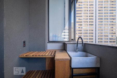 Apartamento à venda com 32m², 1 quarto e 1 vagaVaranda