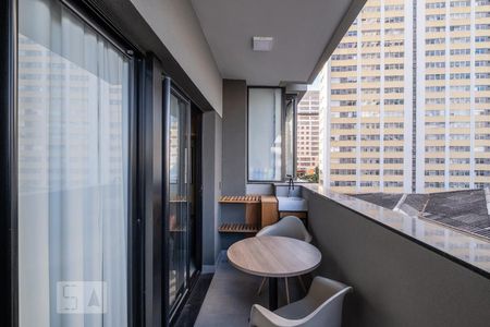 Apartamento à venda com 32m², 1 quarto e 1 vagaVaranda