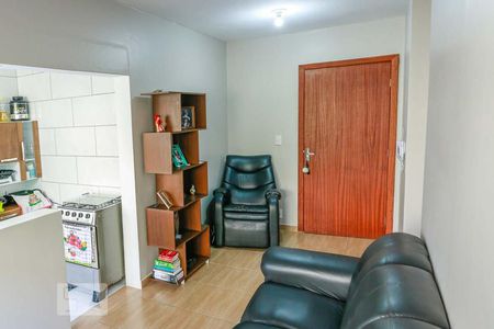 Sala de apartamento à venda com 1 quarto, 35m² em Nonoai, Porto Alegre
