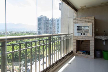 Varanda da sala de apartamento para alugar com 2 quartos, 90m² em Recreio dos Bandeirantes, Rio de Janeiro