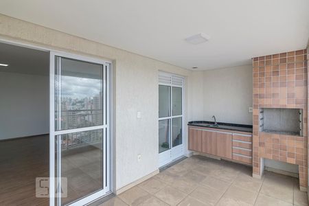 Varanda Gourmet de apartamento à venda com 3 quartos, 90m² em Vila Valparaiso, Santo André