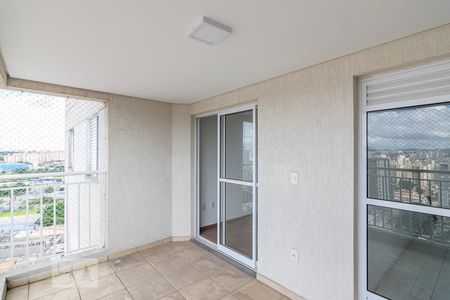 Varanda Gourmet de apartamento à venda com 3 quartos, 90m² em Vila Valparaiso, Santo André