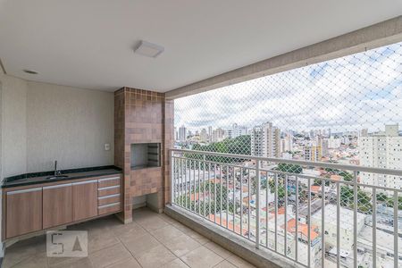 Varanda Gourmet de apartamento à venda com 3 quartos, 90m² em Vila Valparaiso, Santo André