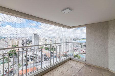 Varanda Gourmet de apartamento à venda com 3 quartos, 90m² em Vila Valparaiso, Santo André