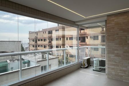Varanda gourmet de apartamento para alugar com 2 quartos, 85m² em Aparecida, Santos