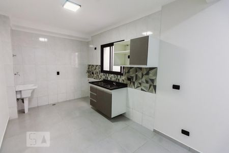 Sala - Cozinha e área de serviço de apartamento para alugar com 1 quarto, 33m² em Santana, São Paulo