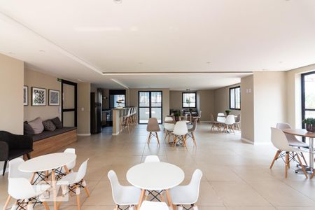 Apartamento para alugar com 49m², 2 quartos e 1 vagaÁrea comum - Salão de festas