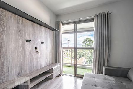 Sala de Estar de apartamento para alugar com 1 quarto, 42m² em Campina do Siqueira, Curitiba