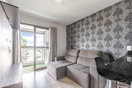 Sala de Estar de apartamento para alugar com 1 quarto, 42m² em Campina do Siqueira, Curitiba