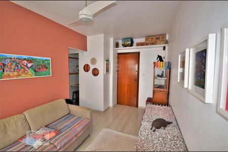 Sala de apartamento à venda com 2 quartos, 50m² em Laranjeiras, Rio de Janeiro