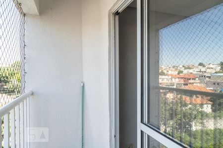 Varanda da Sala de apartamento à venda com 3 quartos, 60m² em Vila Paranaguá, São Paulo