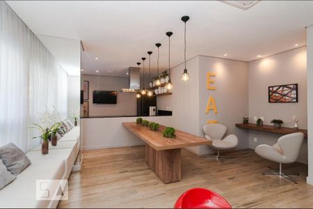 Área gourmet de kitnet/studio à venda com 1 quarto, 22m² em Centro, São Paulo