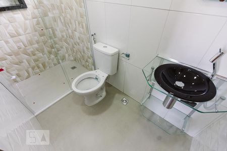 Banheiro da Suíte de casa para alugar com 1 quarto, 40m² em Vila Guaca, São Paulo
