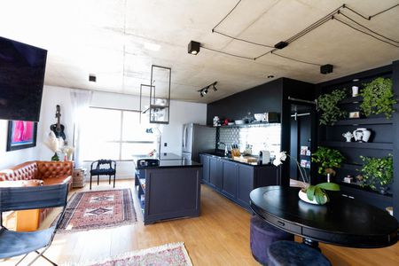 Sala/Cozinha de apartamento à venda com 2 quartos, 97m² em Jardim das Acacias, São Paulo