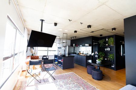 Sala/Cozinha de apartamento à venda com 2 quartos, 97m² em Jardim das Acacias, São Paulo