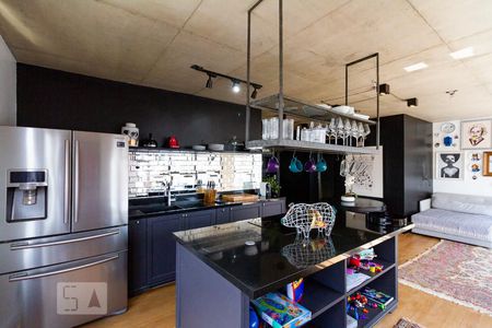 Sala/Cozinha de apartamento à venda com 2 quartos, 97m² em Jardim das Acacias, São Paulo