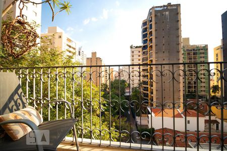 Sacada de apartamento para alugar com 1 quarto, 55m² em Cambuí, Campinas