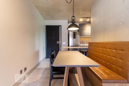 Sala de jantar de apartamento à venda com 1 quarto, 75m² em Jardim Fonte do Morumbi, São Paulo