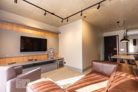 Sala de apartamento à venda com 1 quarto, 75m² em Jardim Fonte do Morumbi, São Paulo