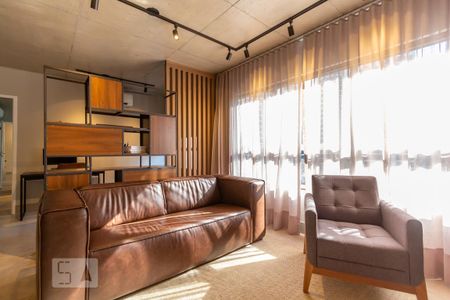 Sala de apartamento à venda com 1 quarto, 75m² em Jardim Fonte do Morumbi, São Paulo