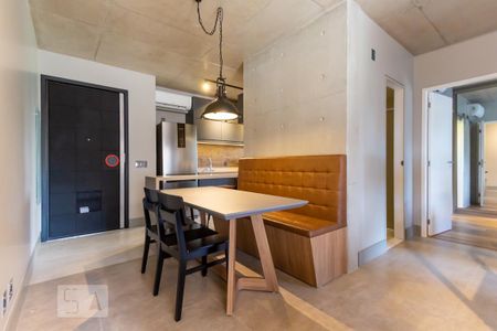 Sala de jantar de apartamento à venda com 1 quarto, 75m² em Jardim Fonte do Morumbi, São Paulo