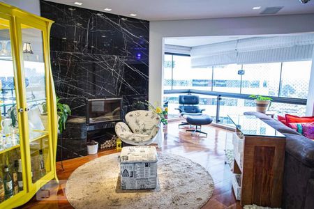 Sala de apartamento à venda com 5 quartos, 211m² em Jardim do Mar, São Bernardo do Campo