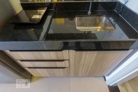Cozinha de kitnet/studio para alugar com 1 quarto, 21m² em Vila Mariana, São Paulo