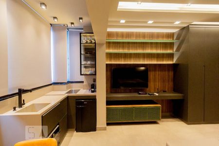 Studio para alugar com 32m², 1 quarto e 1 vaga Studio para alugar com 32m², 1 quarto e 1 vagaCozinha