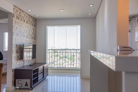 Sala de apartamento para alugar com 2 quartos, 50m² em Jardim Henriqueta, Taboão da Serra