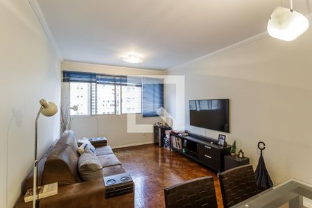 Sala de apartamento para alugar com 3 quartos, 80m² em Indianópolis, São Paulo