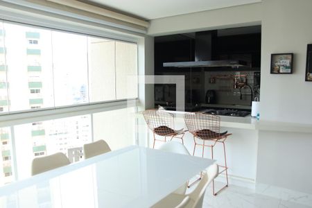Varanda da Sala de apartamento para alugar com 1 quarto, 56m² em Jardim Goiás, Goiânia