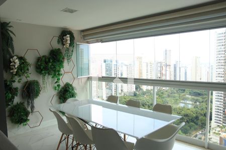 Varanda da Sala de apartamento para alugar com 1 quarto, 56m² em Jardim Goiás, Goiânia