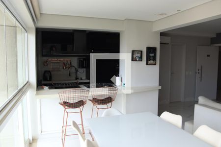 Varanda da Sala de apartamento para alugar com 1 quarto, 56m² em Jardim Goiás, Goiânia