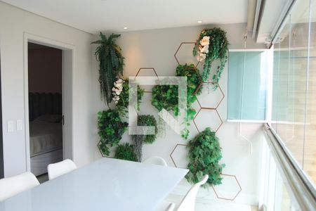 Varanda da Sala de apartamento para alugar com 1 quarto, 56m² em Jardim Goiás, Goiânia