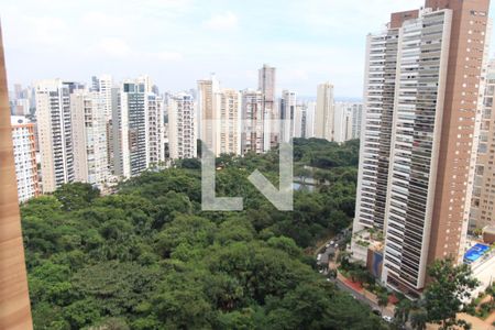 Vista da Varanda da Sala de apartamento para alugar com 1 quarto, 56m² em Jardim Goiás, Goiânia