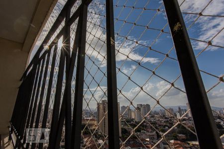 Varanda Sala Grade de Proteção de apartamento para alugar com 2 quartos, 74m² em Alto da Mooca, São Paulo