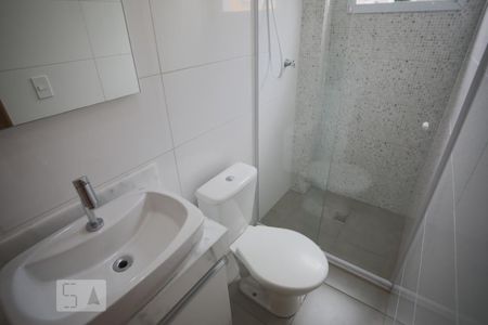 Suíte do Quarto/Sala de casa para alugar com 1 quarto, 55m² em Embaré, Santos