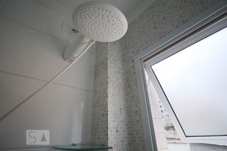 Detalhe da Suíte do Quarto/Sala de casa para alugar com 1 quarto, 55m² em Embaré, Santos