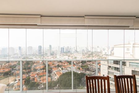 Varanda da Sala de apartamento à venda com 1 quarto, 93m² em Vila Gertrudes, São Paulo