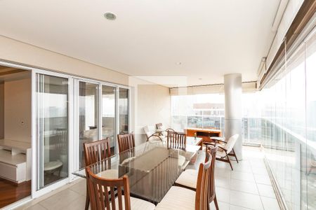 Varanda da Sala de apartamento à venda com 1 quarto, 93m² em Vila Gertrudes, São Paulo