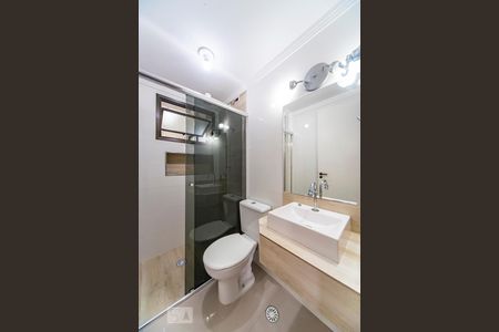 Banheiro de apartamento para alugar com 3 quartos, 75m² em Vila Apiai, Santo André