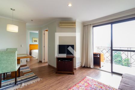 Sala de apartamento para alugar com 2 quartos, 52m² em Vila Olímpia, São Paulo