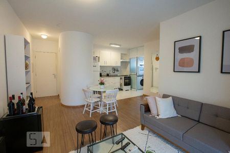 Apartamento para alugar com 52m², 1 quarto e 2 vagasSala