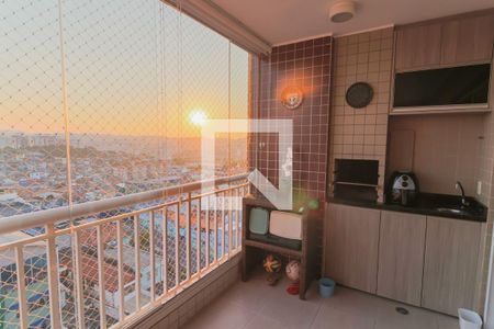 Varanda Gourmet de apartamento à venda com 3 quartos, 166m² em Vila Polopoli, São Paulo