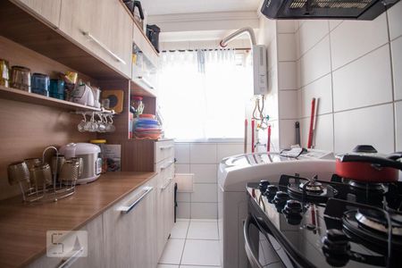 cozinha de apartamento para alugar com 2 quartos, 44m² em Parque Jambeiro, Campinas