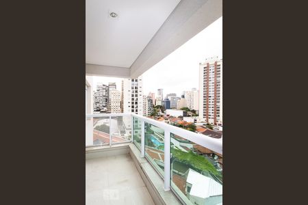 Varanda da Sala de apartamento para alugar com 1 quarto, 40m² em Pinheiros, São Paulo